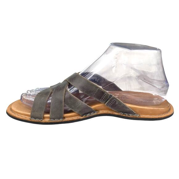 Keen Women’s Sophia Brown Leather Slip On Slide Sandals Size US 7 - Picture 2 of 10